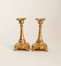 Load image into Gallery viewer, Antique Art Nouveau Candleholder Pair
