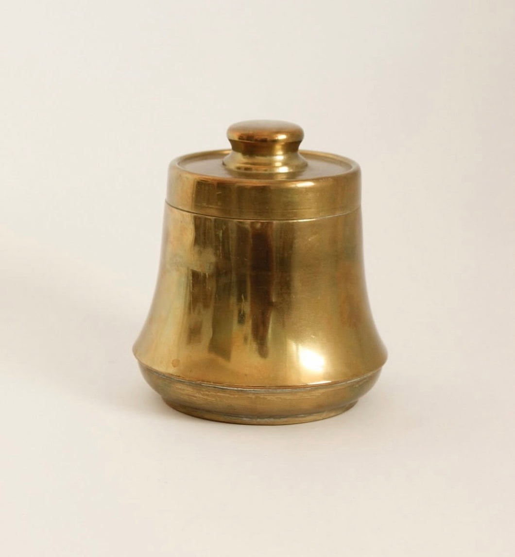 Brass Lidded Jar