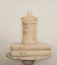 Load image into Gallery viewer, Antique Alabaster Apothecary Jar
