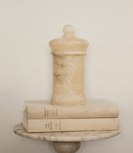Antique Alabaster Apothecary Jar