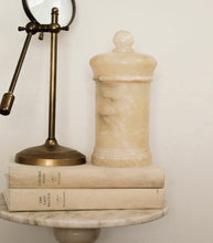 Load image into Gallery viewer, Antique Alabaster Apothecary Jar
