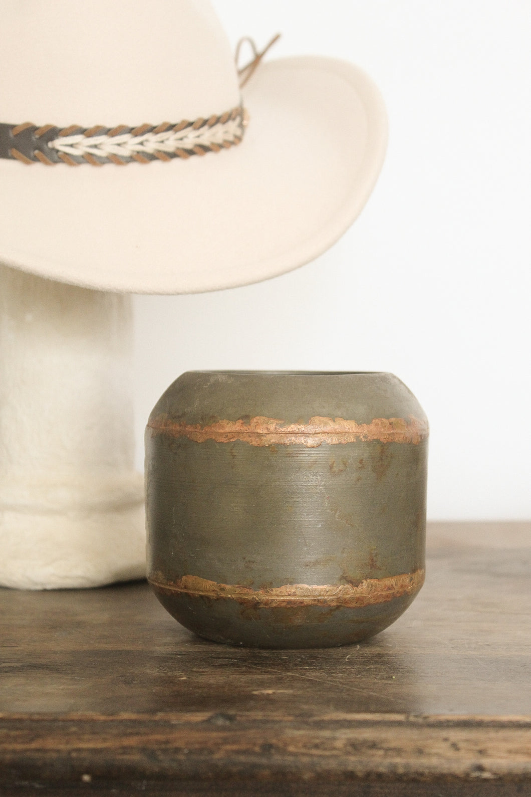 Silver & Copper Planter