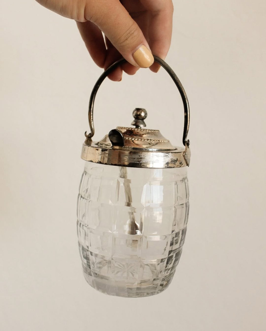 Silver Plate Sugar Jar
