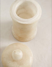 Load image into Gallery viewer, Antique Alabaster Apothecary Jar
