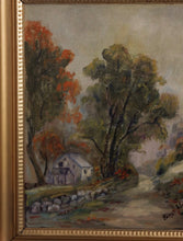 Load image into Gallery viewer, Vintage Signed Landscape Oil Painting
