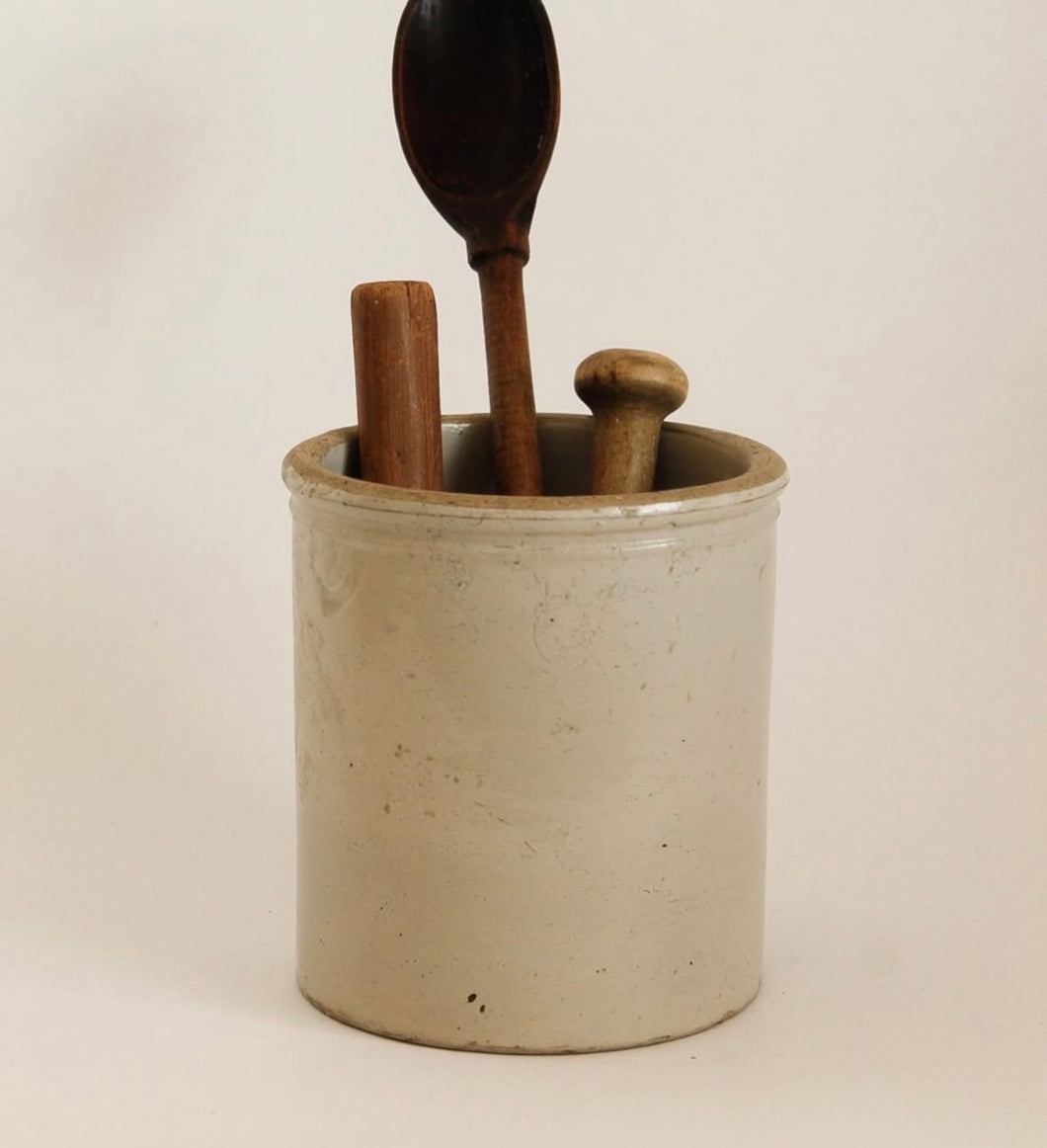 Antique Utensil Crock