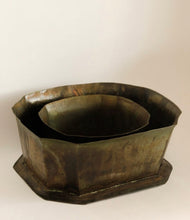 Load image into Gallery viewer, Vintage Brass Jardiniere Planters
