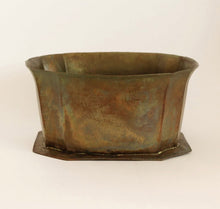 Load image into Gallery viewer, Vintage Brass Jardiniere Planters

