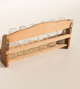 Vintage Wooden Spice Rack