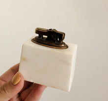 Load image into Gallery viewer, Vintage Alabaster Lighter &amp; Tray Set
