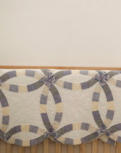 Load image into Gallery viewer, Vintage Blue &amp; Yellow Quilt
