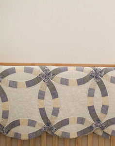 Vintage Blue & Yellow Quilt