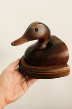 Load image into Gallery viewer, Vintage Large Wood Duck Bookends
