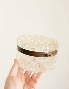 Antique Crystal Casket
