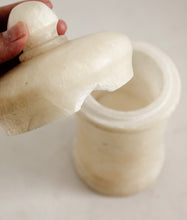 Load image into Gallery viewer, Antique Alabaster Apothecary Jar

