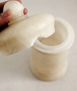 Antique Alabaster Apothecary Jar