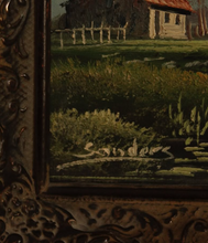 Load image into Gallery viewer, Vintage Signed Countryside Oil Painting
