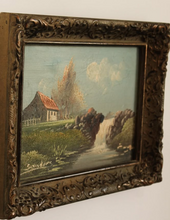 Load image into Gallery viewer, Vintage Signed Countryside Oil Painting

