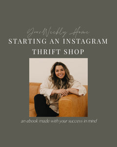 EBOOK: Starting an Instagram Thrift Shop